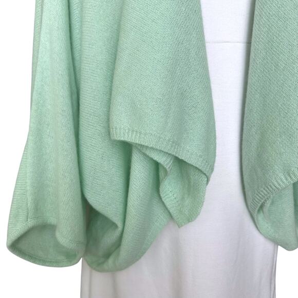 Minnie Rose Cashmere Oversized Open Cardigan, Size XS/S, Mint Green - Picture 4 of 10
